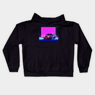 Glitched car Kids Hoodie